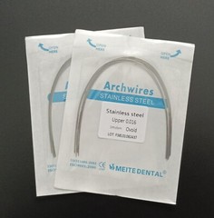 10Packs Dental Orthodontic Stainless Steel Arch Wires Round Wires Ovoid Form