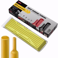 20ft 6.1M 1/4 Inch 6.4mm Yellow Heat Shrink Tubing 31 Marine Grade ET2064Y