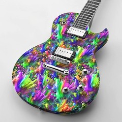 Colorful Paint Splashes – 20″ x 38″ Hydrographic Film Hydro Dipping