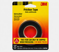 3/4″ x 20 Ft Black Friction Tape Electrical Insulating Grip Tape