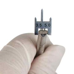 Dental Bracket Positioning Movable Head Height Gauge Orthodontic Adjust S/M/L