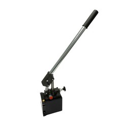 Hydraulic piston hand pump with release knob for single acting cylinder 1.5 CID