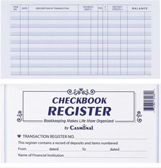12 Pack Checkbook Register, Check Register Books for Personal and Work Use