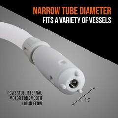 Deway Automatic Fuel Transfer Pump with Nozzle for Quick Flow Control & Stop
