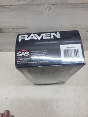 SAS Raven 66519 Nitrile Gloves XLarge Black 7 Mil Powder Free Exam Grade Box 100