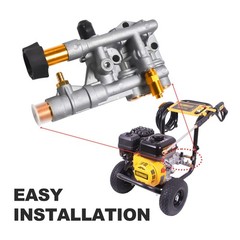 Pressure Washer Pump Manifold Kit 7108366 With Mounting Bolt Washer Pump Sliver