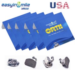 200pcs Dental Buccal Tubes Orthodontic Roth/MBT 022 1st/2nd Molar Mesh Base U/L