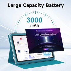 Tablet 7Inch Android 14.0 with Protective Case,8GBRAM（3GB+5GB expendʌ