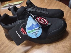 NWT Skechers Slip Resist, EH,Memory Foam Womens 7.5 Black Work Shoes NWOB