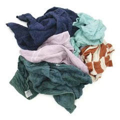Zoro Select 515-10N Reclaimed Terry Cloth Rag 10 Lb. Varies Sizes, Assorted