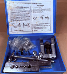 Vintage Gould Imperial Eastman Tubing Flaring & Swagging Tool Kit Case USA 45°