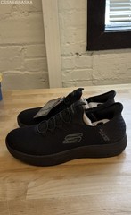 Skechers Work Squad SR Myton Hands Free Slip-ins Black Men’s Size 9 DS