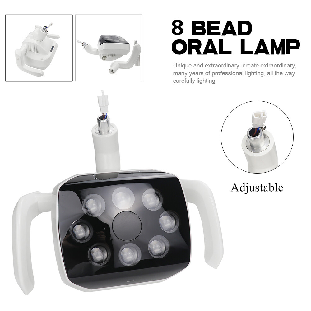 22mm/26mm Dental Shadowless Lamp Oral Light with 8 Pcs LEDs For Dental Chair CE
