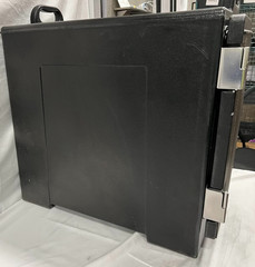 Choice Black Front Loading Insulated Food Pan Carrier-5 Full Size Pan Capacity