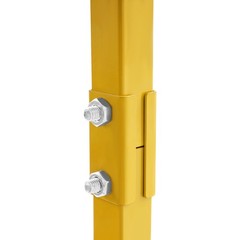 4 Pack Cargo Shipping Container Shelving Shelf Bracket 19″x52″ Universal Yellow