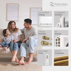 MRCOOL 12,000 BTU DIY Ductless Mini-Split Smart WiFi Air Handler/Condenser 115V