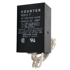 Kessler Ellis KE610F 10CPS 120VAC 6 Digit Non-Resettable Impulse Counter