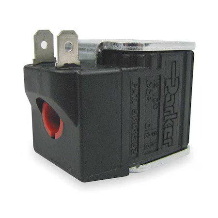 Parker Ccp012s Cartridge Valve Coil, 12 Vdc, Double Spade