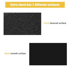 1 Pack Black ABS Plastic Sheet 12″ x 16″ 1/8″ Thick (3mm), High Tensile and I…
