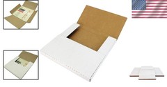 Customizable Mailers for 12″ Vinyl Records – 10 Pack of Strong Cardboard Boxes