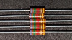Allen-Bradley 1/2 watt resistor Carbon Composite various values 5% NOS (5 pcs)
