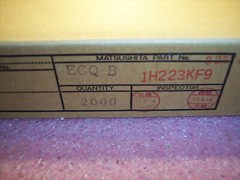 QTY (100) .022uf 50V 10% POLYESTER FILM CAPACITORS ECQB1H223KF9 PANASONIC