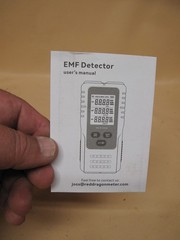 Rdinscos emf detector detect 3 types of electromagnetic radiation field