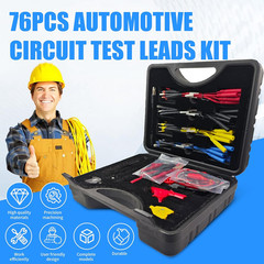76 PCS Automotive Test Lead Kit for Car Diagnostics – Multimeter Accessories