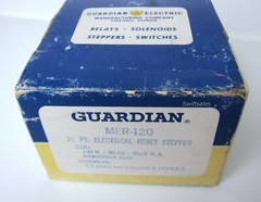 Guardian Electric MER-120A Electrical Reset Stepper – 21PT Stepping Relay Switch