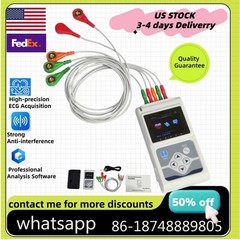 Genuine CONTEC TLC9803 Dynamic ECG Monitor System 24 Hours Recorder ECG Holter