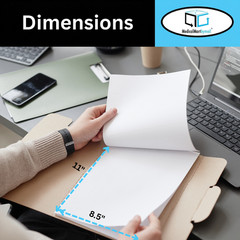 White Printer Paper 8.5″ x 11″ 20 lb 10 Reams 5000 Sheets 96 Brightness Matte