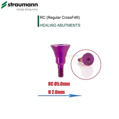 Dental RC Healing Abutment Caps Screw Fit ITI Straumann Purple 4.5/5/6.0/6.5