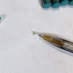 8 Teal Green Bic Cristal Ballpoint Pens 1.6mm Xtra Bold Smooth Writing NEW