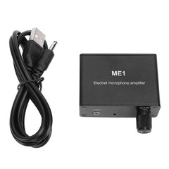 Electret Microphone Amp Adjustable Gain 0‑20db Condenser Mic Headphone