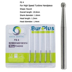 Wave Dental Carbide Burs Round FG 330 4 6 8 245 557 169L Burs High Speed Midwest