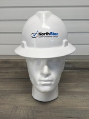 NorthStar Communications Group MSA V-Gard Style Hard Hat Medium White
