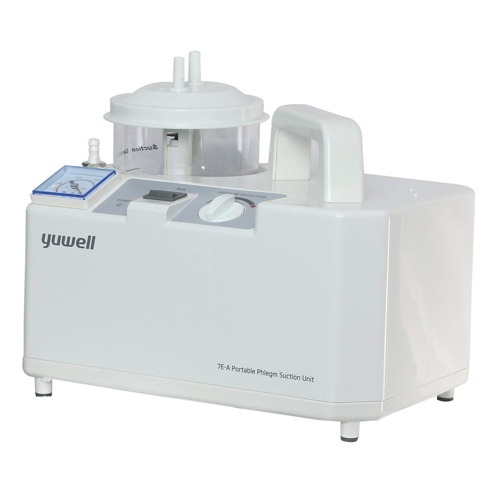 Portable Phlegm Suction Unit Maintenance-Free Suction Pump with 16 LPM Capacity