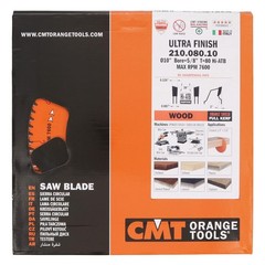 CMT 210.080.10 Industrial Fine Cut-Off Saw Blade for Table and Miter Saws