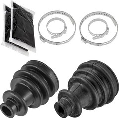 Caltric AM141485 AM141486 Front Inner and Outer CV Axle Boot Compatible with Joh