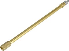 2-Pack 180mm / 7.09″ Straight Bore Brass Tire Valve Extension Adap Size: 180mm