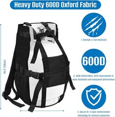 SIRUITON Propane Tank Backpack, 600D Oxford Fabric for 10lb or 20lb | Cylinders