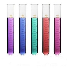Physical laboratory test tube Borosilicate Glassware 3-10pcs organic 5-100ml