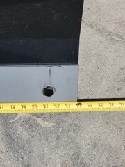 Skid Steer JCT 84 inch Push Dozer Snow Plow Blade Hydraulic Attachment