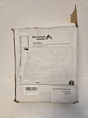 Blue Summit Supplies New Open Box Tab Dividers 8 Tab Colorful Tabs 48 Sets