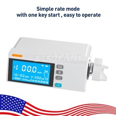 Medical/Lab Use Syringe Pump 4.3 Inch Color Touch Screen Stackable Design