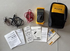 New Open Box – FLUKE 16 Digital Multimeter w/Leads, Case, & Paperwork, HVAC Tool