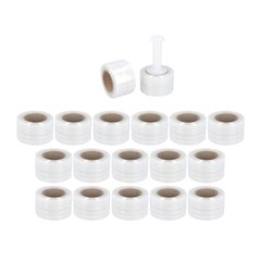 Cast Hand Stretch Wrap 3″x 600FT 120 Ga Narrow Banding Shrink Wrap 36 ROLLS