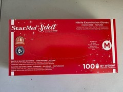 Brand New StarMed Select Nitrile Examination Gloves Box of 100 (Blue)