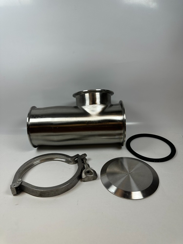 True Clean PR-CT-40E 4″ S/S316 Product Recovery Catcher EPDM Tri-Clamp – NOS
