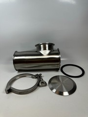 True Clean PR-CT-40E 4″ S/S316 Product Recovery Catcher EPDM Tri-Clamp – NOS